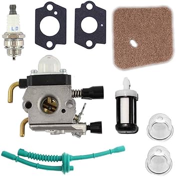 Eamqrkt Kraftstoffleitung Vergaser Kit Fur Stihl Fs38 Fs45 Fs55 Rasentrimmer Unkrautfresser Amazon De Auto
