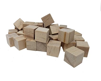 plain wood blocks for crafts