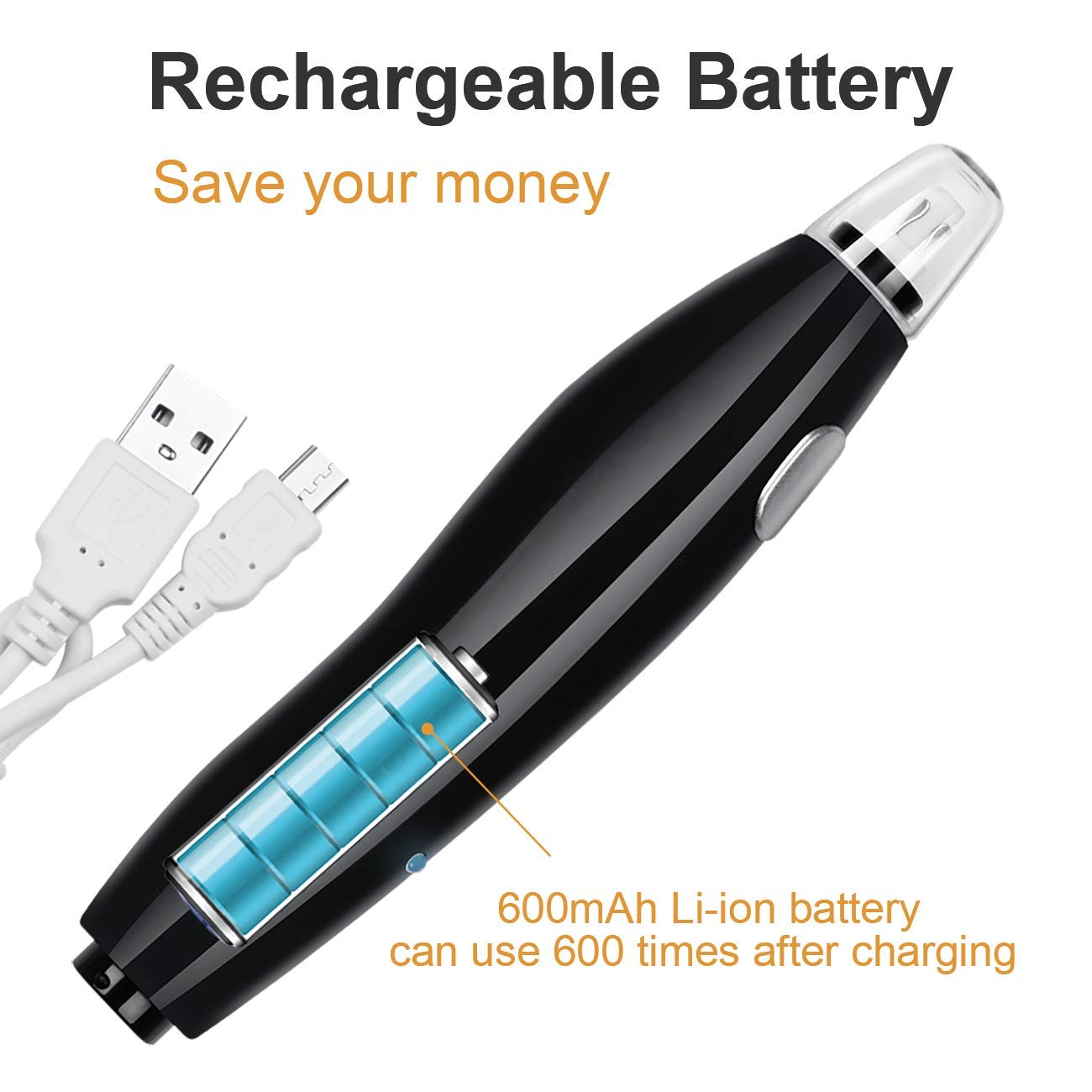 Electric Eraser for Artists, AFMAT Rechargeable Electric Eraser Kit,140 Refills for Drafting, Electric Pencil Eraser - Battery Operated for Drawing Pencils, Crafts, Arts