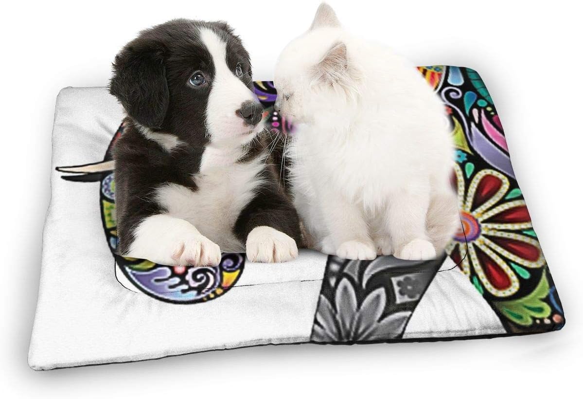 dog sleeping on bed painting