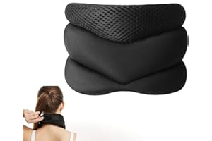 URNUOS Neck Support for Snoring for Ergonomic Snoring Relief, Relief of Cervical Spine Pressure, Breathable Comfort, Adjustable Soft Foam Neck Brace for Men and Women