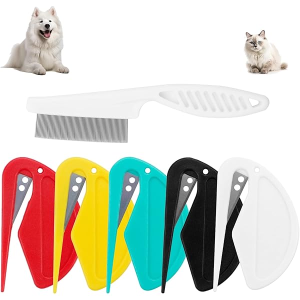 2-Piece Pet Grooming Brush Set - Shedding Brush & Steel Comb For Dogs & Cats, TRP Rubber