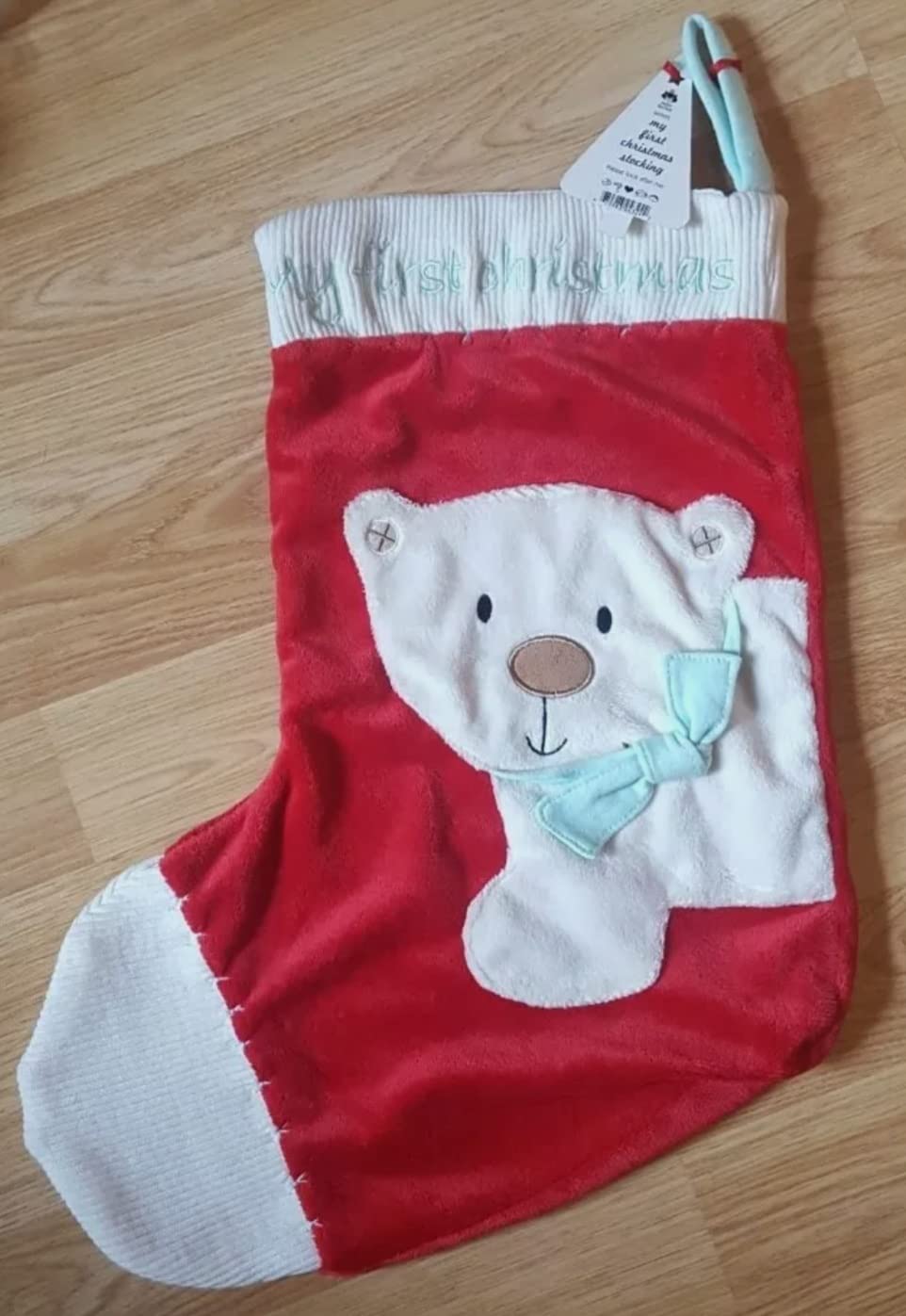 Jellycat My First Christmas Polar Bear Stocking Collectable Plush Decoration