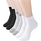Adwize Women's Thin Cool Socks, Comfort Breathable Lightweight Ankle Socks