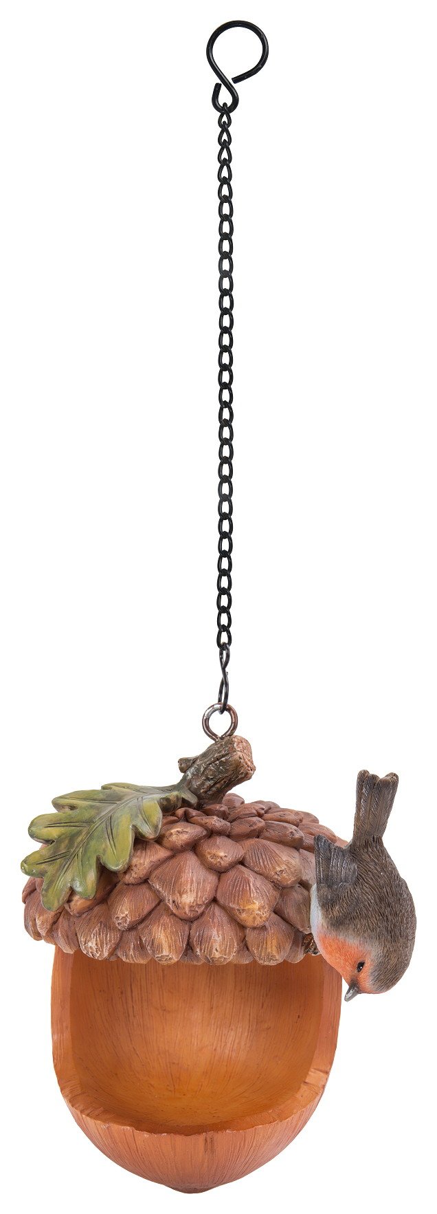 Vivid Arts Garden Friends, Home/Garden Decor - Hanging Robin Acorn Feeder - HGF-033