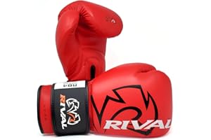 RIVAL Boxing RB4 Aero Bag Gloves, Hook and Loop Closure, Synthetic PU Outer Shell for Extra Durability and Performance