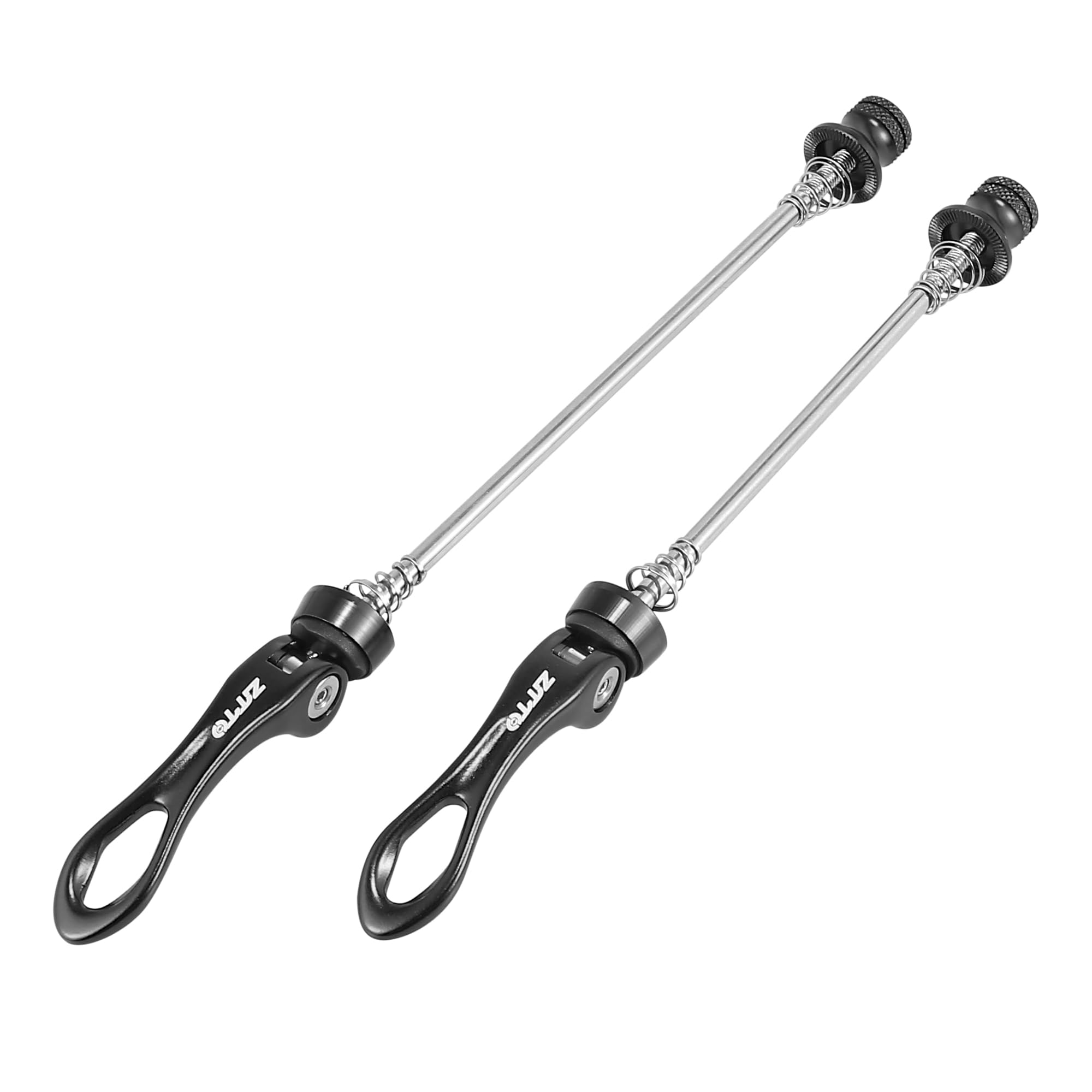 X AUTOHAUX 2pcs Bicycle Quick Release Skewer Wheel Hub Lever Black