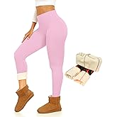 Thermal Thick Fleece Lined Leggings -High Waisted Warm Winter Yoga Pants for Women Running Workout Leggings