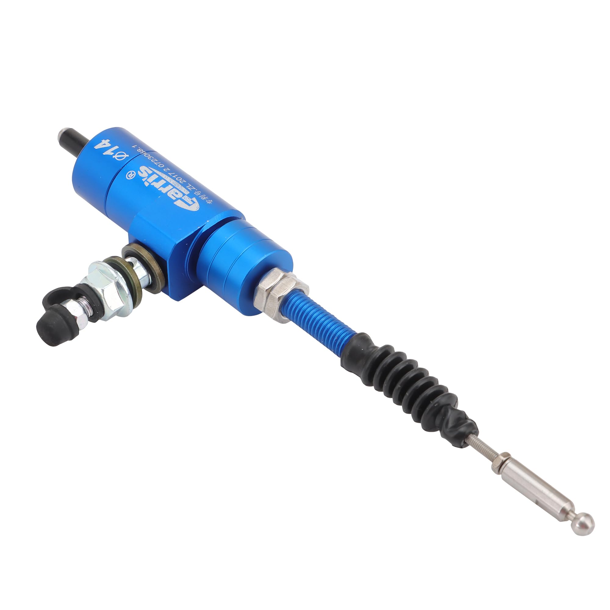 WOOSTAR M8 x 1.25mm Motorcycle Hydraulic Clutch Master Cylinder Brake Pump Replacement for YZ125 YZ250 YZ250F YZ450F WR250F WR450F CRF230F Shadow ACE 750 Deluxe Pit Bike ATV 4 Wheeler Scooter Blue