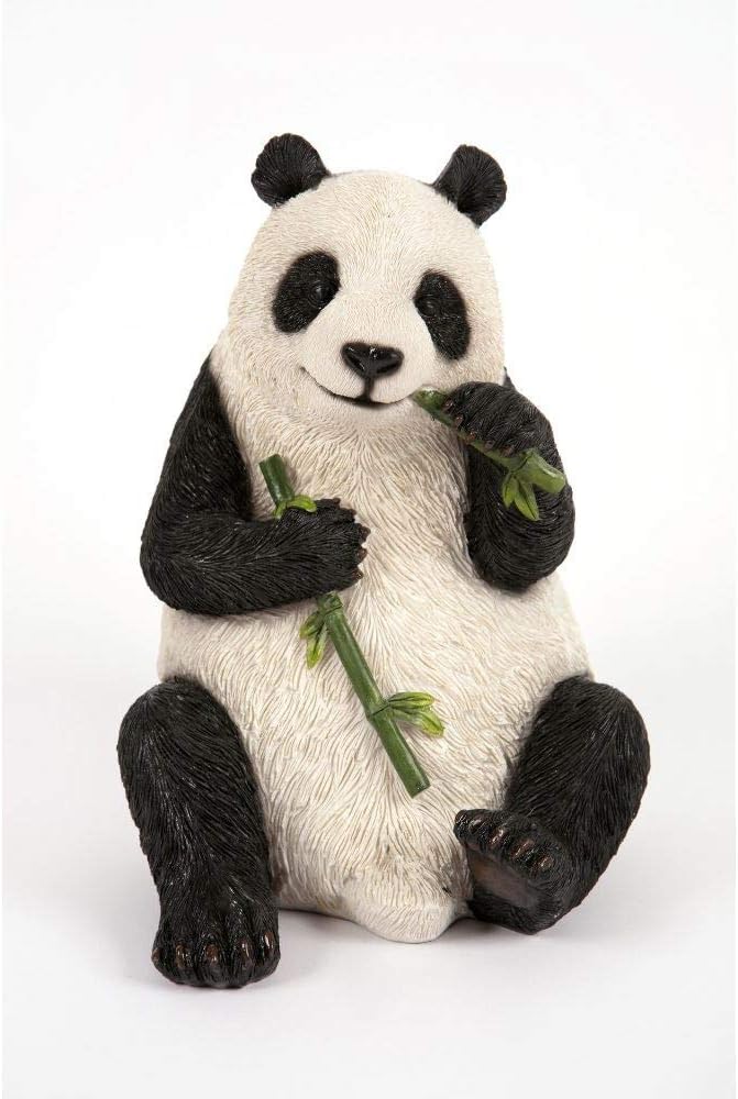 Outdoor Garden Patio Sitting Panda Statue Figurine Ornament from Garden
