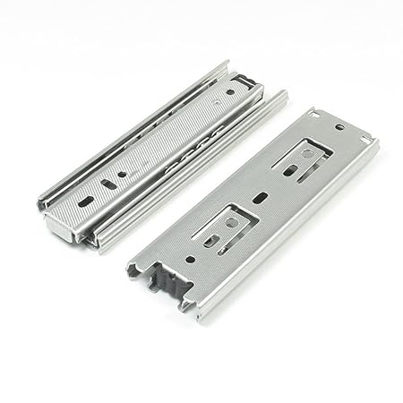 3 Fold Ball Bearing Telescopic Cabinet Drawer Runners Slide Rails
