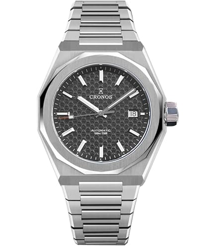 CRONOS クロノス Amazon.com: Cronos L6039 44mm Automatic Dive Watch for Men | 9015