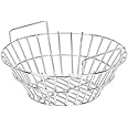 onlyfire Medium Charcoal Ash Basket Fits Big Green Egg, Stainless Steel Charcoal Holder with Handles, Grilling Accessories for Better Airflow