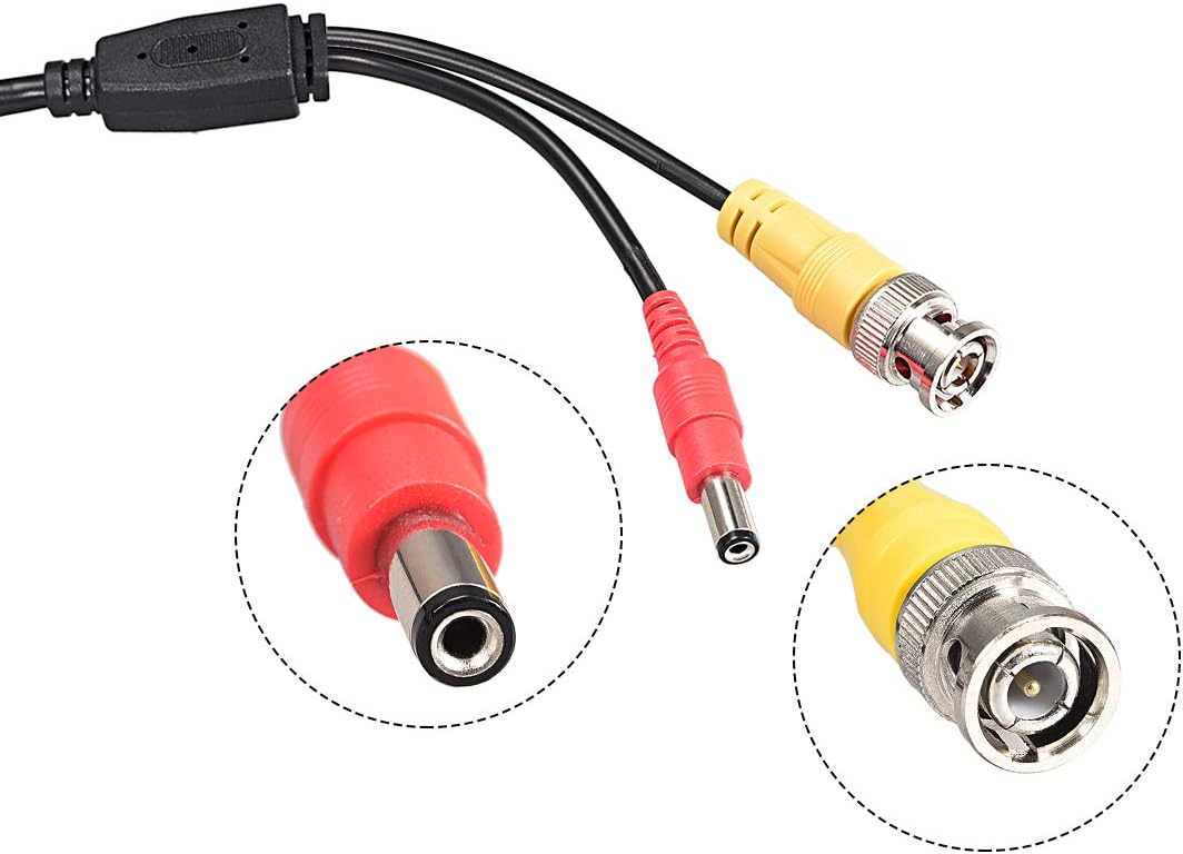 sourcing map Video Power Cables, 5M 16ft BNC Extension Security Camera Wire Cord for CCTV Surveillance DVR System - Image 4