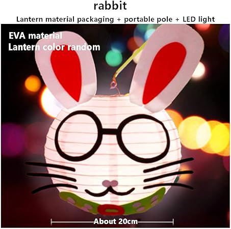 Amazon ハロウィーンのランタンの装飾 子供の手作りランタン玩具 様々なスタイル Color Rabbit おもちゃ雑貨 おもちゃ