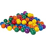 Intex 3-1/8" Fun Ballz - 100 Multi-Colored Plastic Balls, for Ages 2+