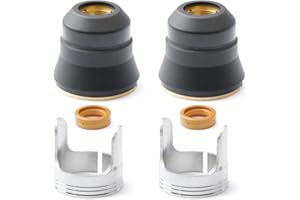 GLOXTED 2 Pack Tip Kit Replacement for Harbor Freight Titanium Plasma Cutter 45 IPT-45 TI-PC45 56255 56811/65 for Torch IPT-65 TI-PC65 58895