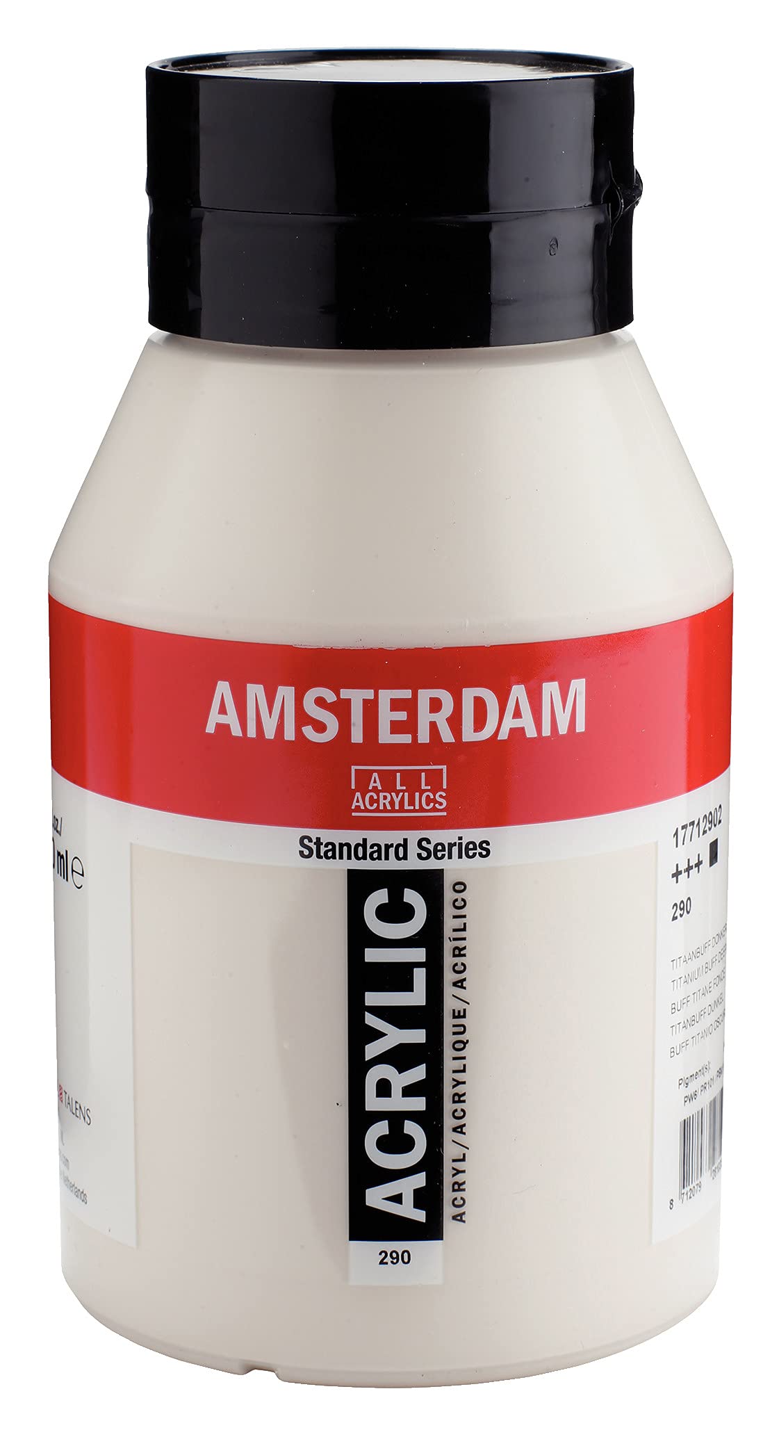 Amsterdam Standard Series Acrylic Jar 1000ml Titanium Buff Deep 290 (17712902)