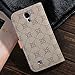 RAYTOP New Design Luxury Classic Brown GG Logo Leather Cases Wallet for Samsung Galaxy S4 S 4 GT-I9500 Folding Folio Cover Card Holder Classy Decent Men Women Girls