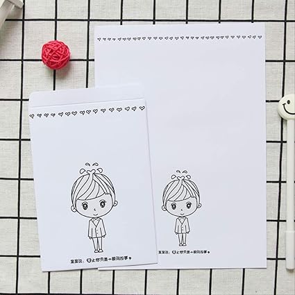 Pz Bella Coppia Romantica Busta Lettera Carta Messaggio Vuoto Lettera D Amore Carino San Valentino Invia Fidanzata Fidanzato G Amazon It Cancelleria E Prodotti Per Ufficio