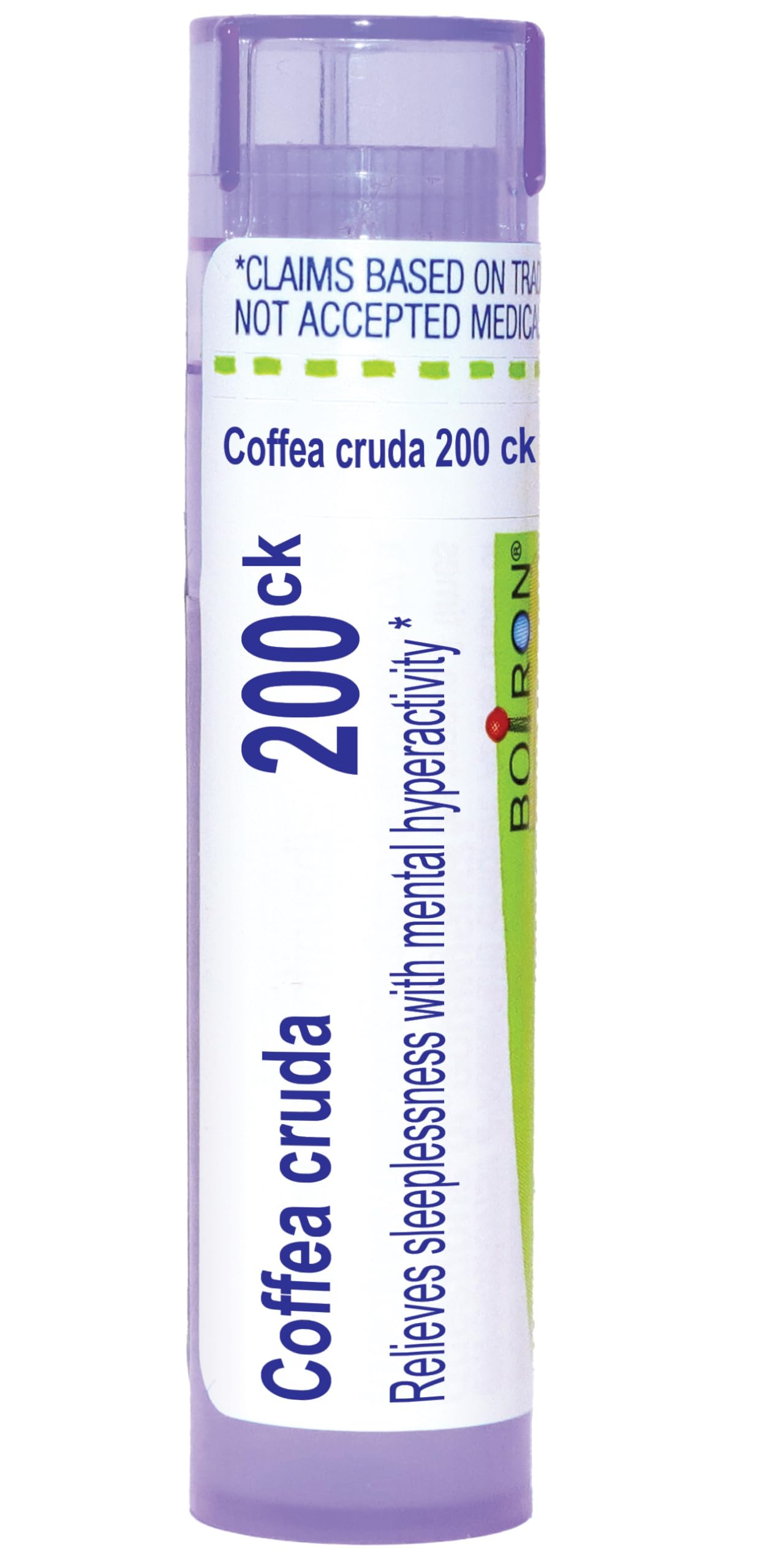 Photo 1 of Boiron Coffea Cruda 200Ck Homeopathic Medicine for Sleeplessness - 80 Pellets