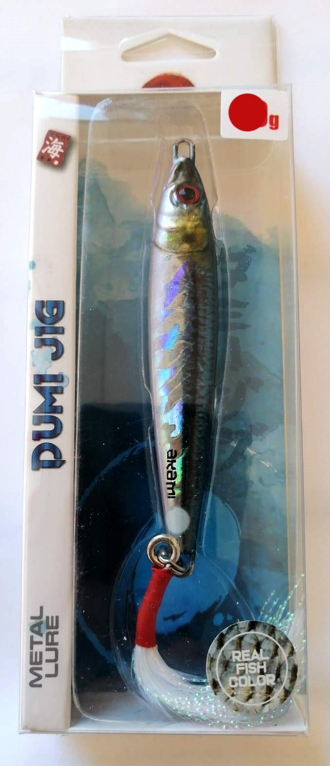 AKAMI Dumi Jig Color Sardine 60 Grams 9 cm for Spinning and Slow Pitch