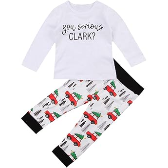 christmas vacation baby pajamas