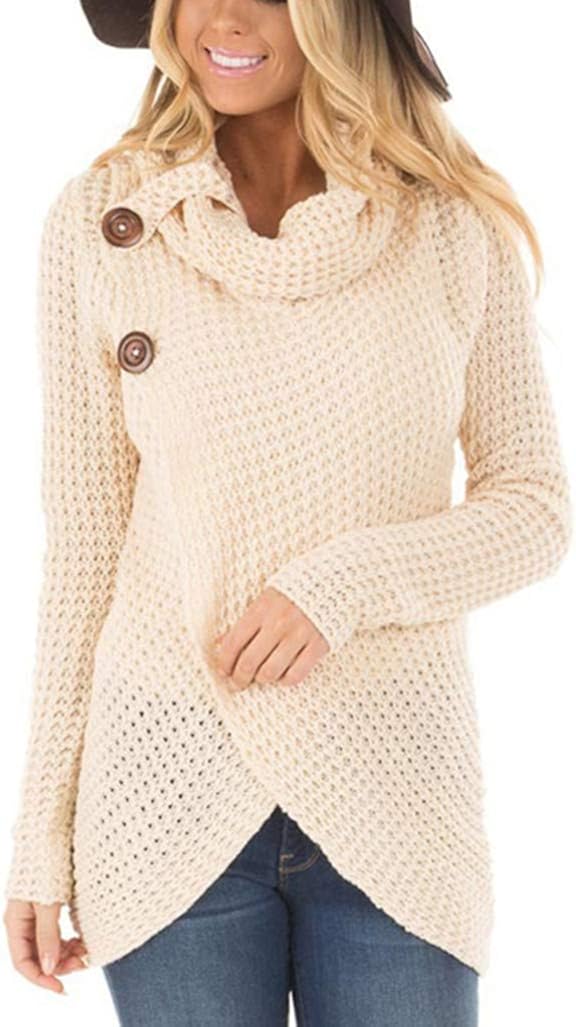 CAIYING Womens Chunky Cowl Neck Wrap 