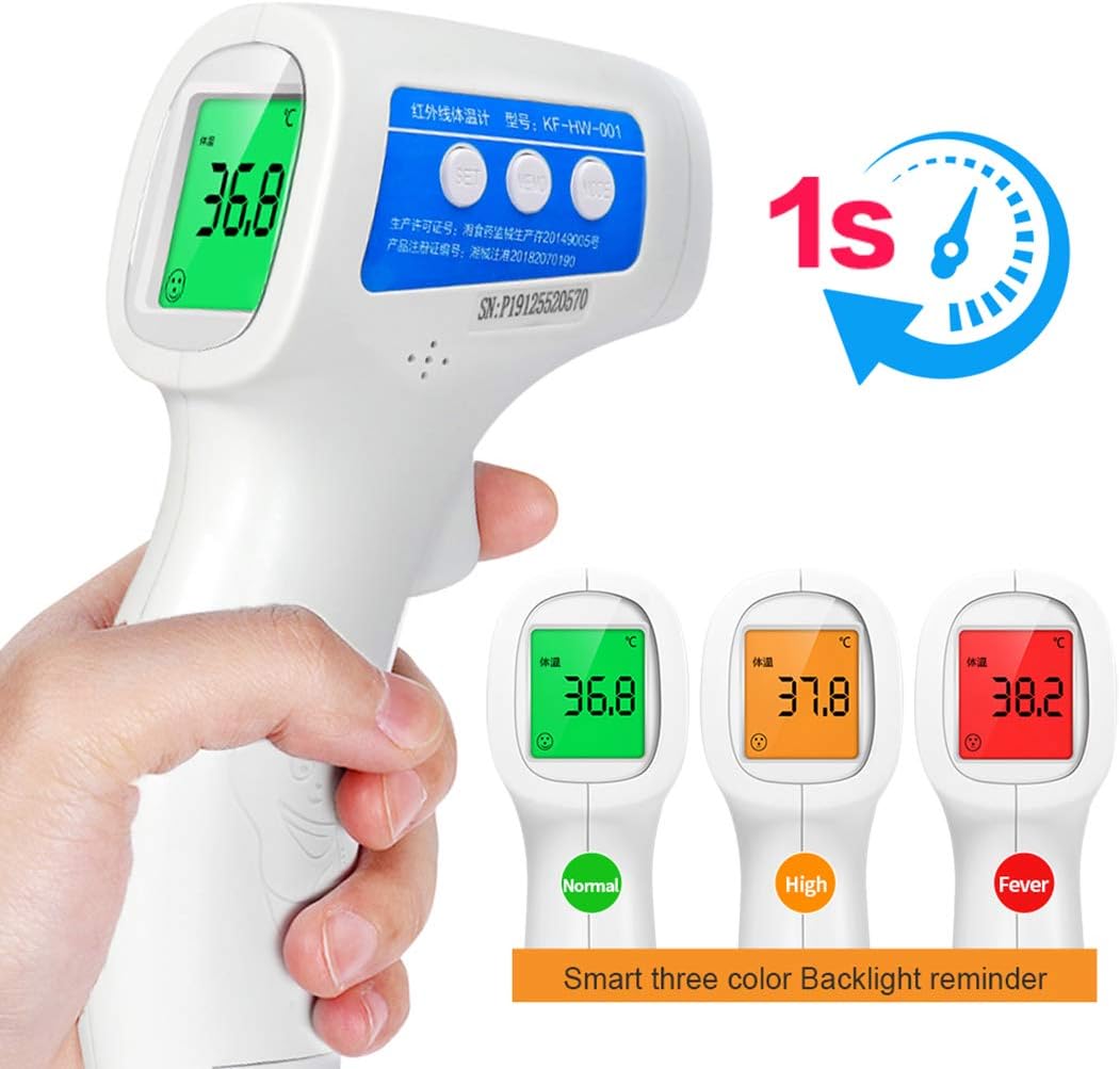 Lanafall Non-Contact Forehead Thermometer Medical Digital Thermometer Baby Adult Infrared Body Temperature Portable Measure Tool