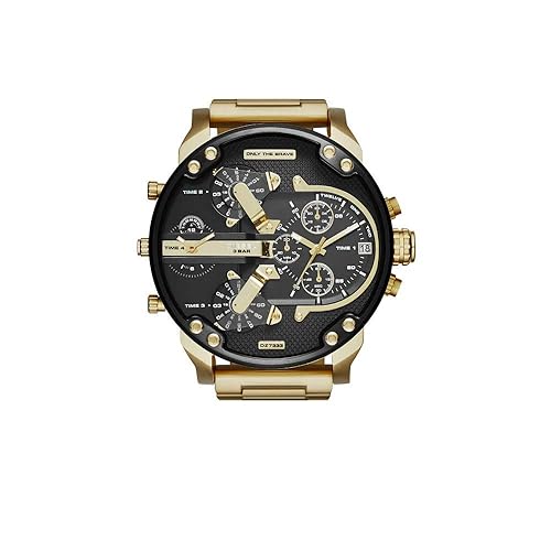 Diesel Daddy Men's Watch with Oversized Chronograph Watch