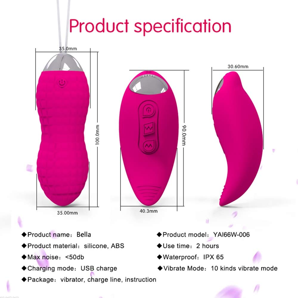 Chongshan Mountain2019 Silicone Wireless Remote Control Massager Jumping Massage Ball for Bladder Co