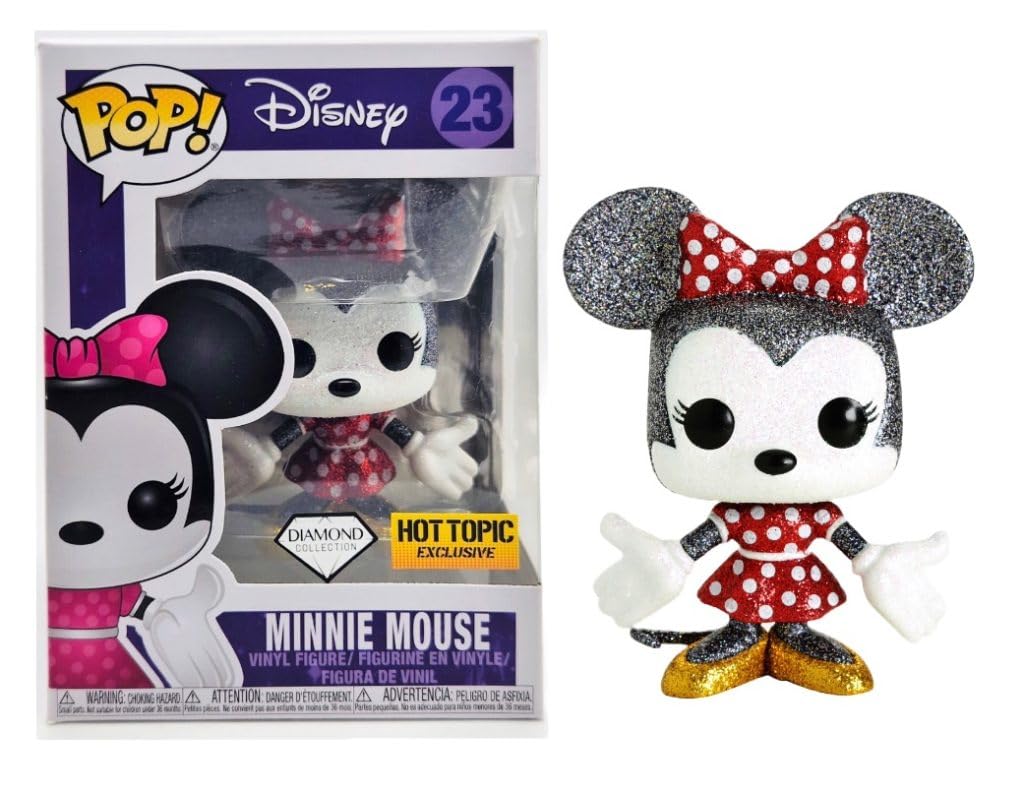 Funko Pop Disney Minnie Mouse #23 Diamond Collection Exclusive