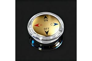 Javiix Hot and Cold Faucet Buttons for Globe Union's Home Impressions Faucet Index Handle Button Model A206004CP-JPF1