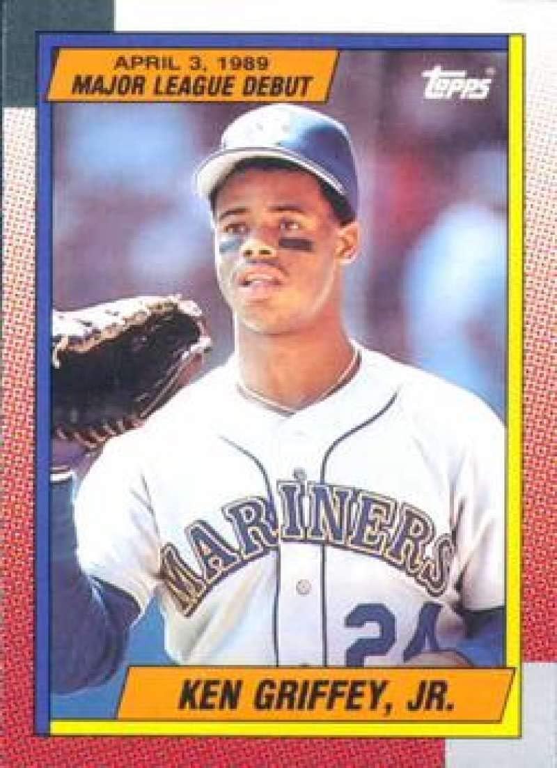 Amazon Com 1990 Topps 1989 Debut Baseball 46 Ken Griffey Jr Seattle Mariners Official Mlb Trading Cards Of Rookies Who Made Their Debut In The 1989 Season Collectibles Fine Art