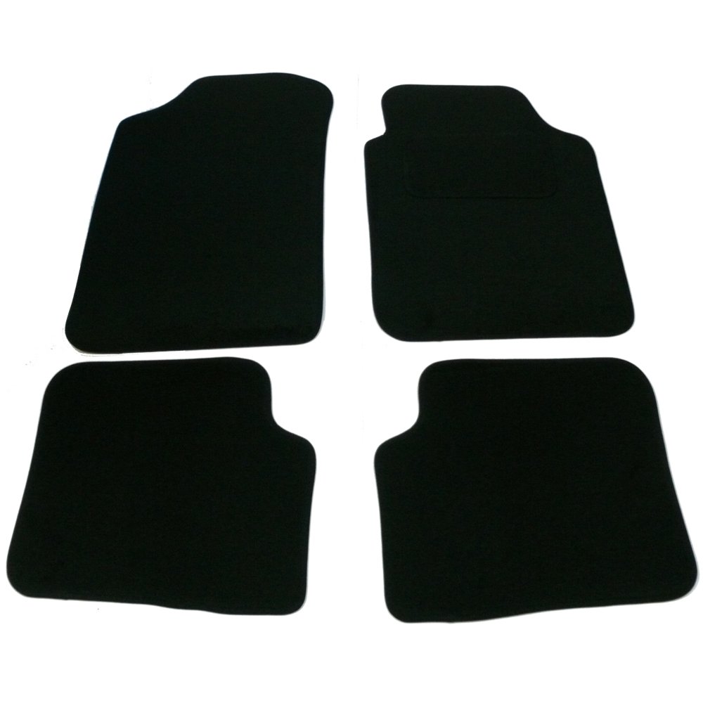 Sakura Mat Set Citroen XSARA Carpet with Carpet Heelpad 2000-2006 - Black