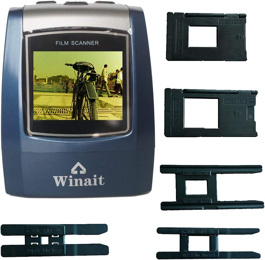 Film and Slide Scanner with 2.4” LCD Screen 22MP High-Resolution Slide Negative Scanner Convert Color & B&W, 35mm, 126, 110 - Image 3