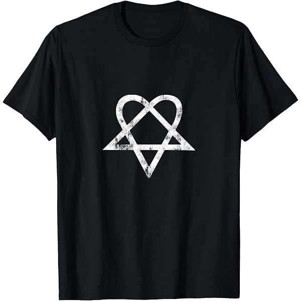 Amazon.com: Opium Heart Pentagram Streetwear T-Shirt : Clothing