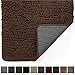 GORILLA GRIP Dog Doormat, Absorbent Doormats for Muddy Dogs Paws, 60x36 Machine Washable Soakstopper Rugs, Cleaner Floors, US Designed Pet Bed Door Mat, Indoor Entrance Pets Rug, Brown