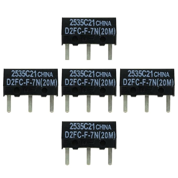 IT-Services Irro 5X D2FC-F-7N(20M) Mikroschalter Reparatur-Satz/Repair-Kit passend für Mäuse von Logitech, Razer, Roccat, Ste