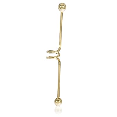 Buy Elegant Gold Spiral Industrial Earring at Ubuy Nigeria