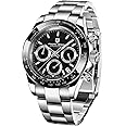 RollsTimi Pagani Design Men's Watch Multifunction Men's Sports Clock Quartz Chronograph Japan VK63 Movement Stainless Steel Strap Automatic Date
