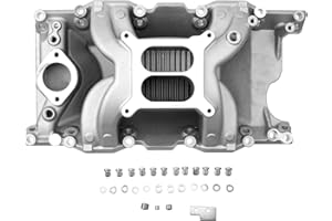 Flynsu 318 Intake Manifold Dual Plane Replacement for 1967-2003 Chrysler LA Magnum 318 340 360 5.2/5.9L Small Block Air Gap Intake Manifold 55026, 85026, DM-3812