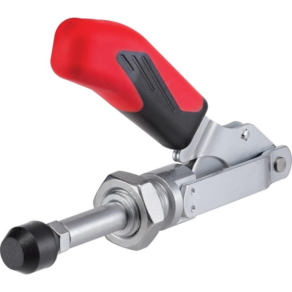 AMF 93922 Push-Pull Type Toggle clamp "6840", Size 2, red/Silver