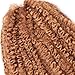 Pack of 3 Afro Kinky Marley Braids Hair Extensions ELEGANT MUSES Kanekalon Synthetic Twist Crochet Braiding Hair 18 inch 100g/pcs (18 inch, 30#)