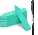 KINGLAKE Plant Labels and Pen 100Pcs Green PVC Garden Markers 4 Inch</br>