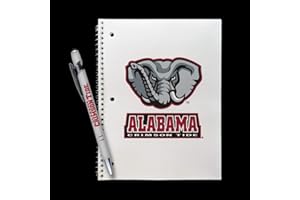Greeting Pen Alabama Crimson Tide Gift Set - Spiral Notebook and Comfort Feel Metal Pen (2302)