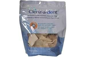 Sogeval CLE06230 30 Count 11-25 lb Cleans-A-Dent Rawhide Chews for Medium Dogs