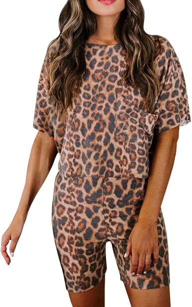 womens leopard print tracksuit