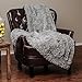 Chanasya Super Soft Shaggy Longfur Throw Blanket | Snuggly Fuzzy Faux Fur Lightweight Warm Elegant Cozy Plush Sherpa Microfiber Blanket | For Couch Bed Chair Photo Props - 60 