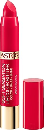 ASTOR Soft Sensation Lipcolor Butter, Fb 015 Cheeky Cherry, 1er Pack (1 x 5 g)